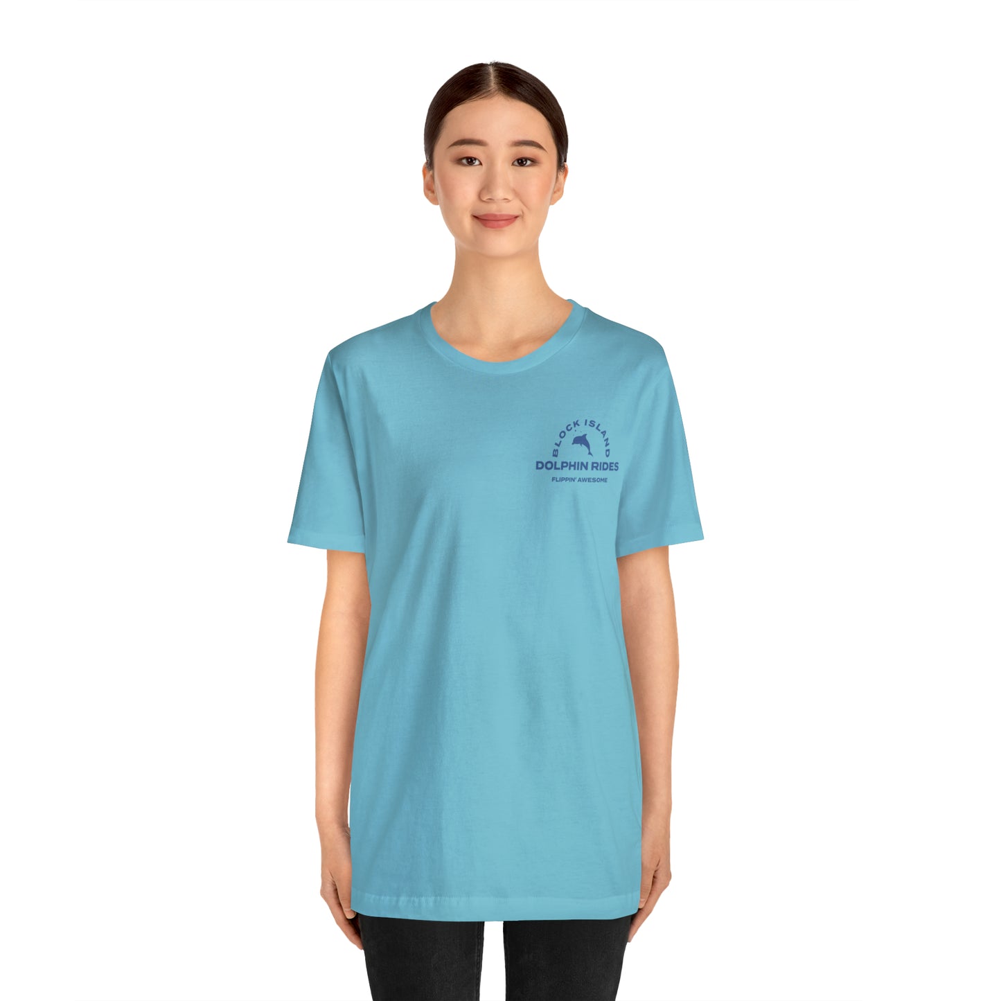 Block Island Dolphin Rides Tee