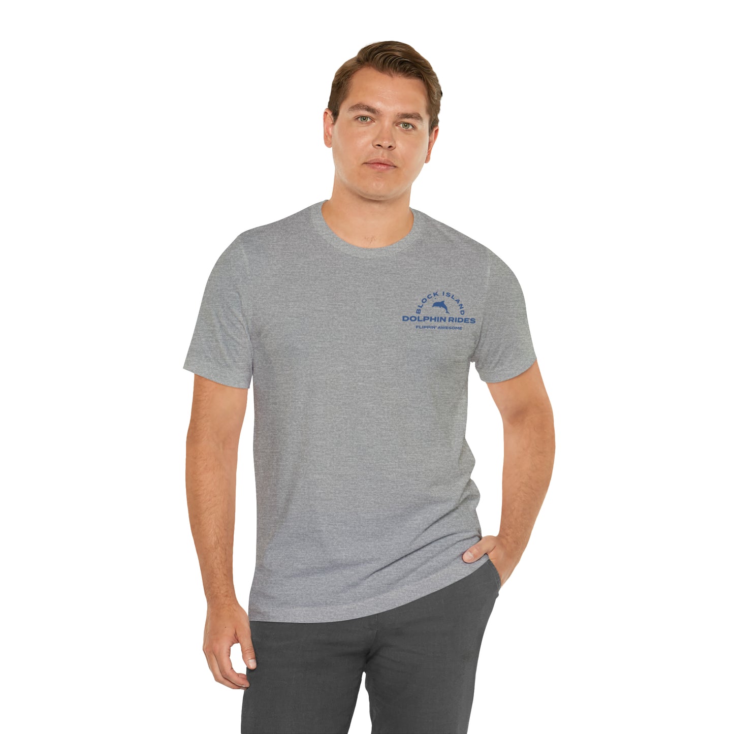 Block Island Dolphin Rides Tee