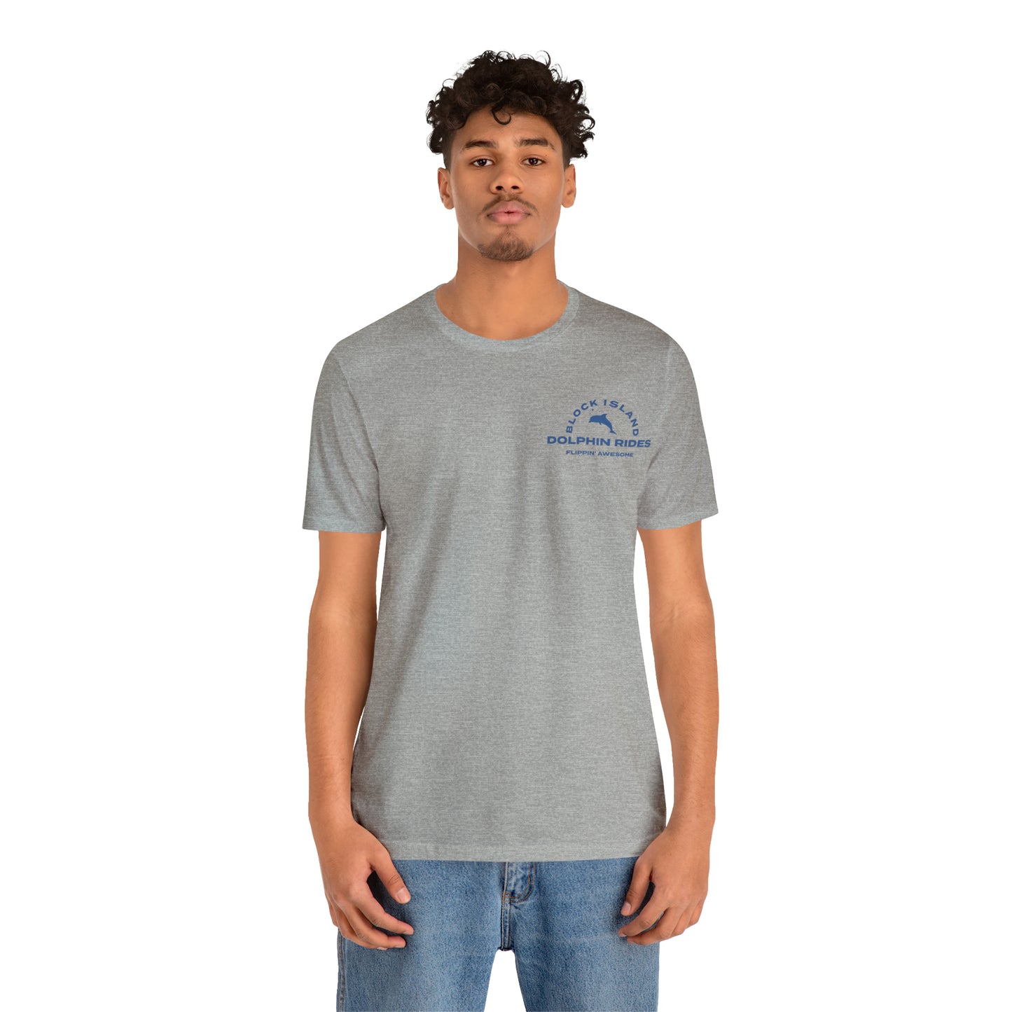 Block Island Dolphin Rides Tee