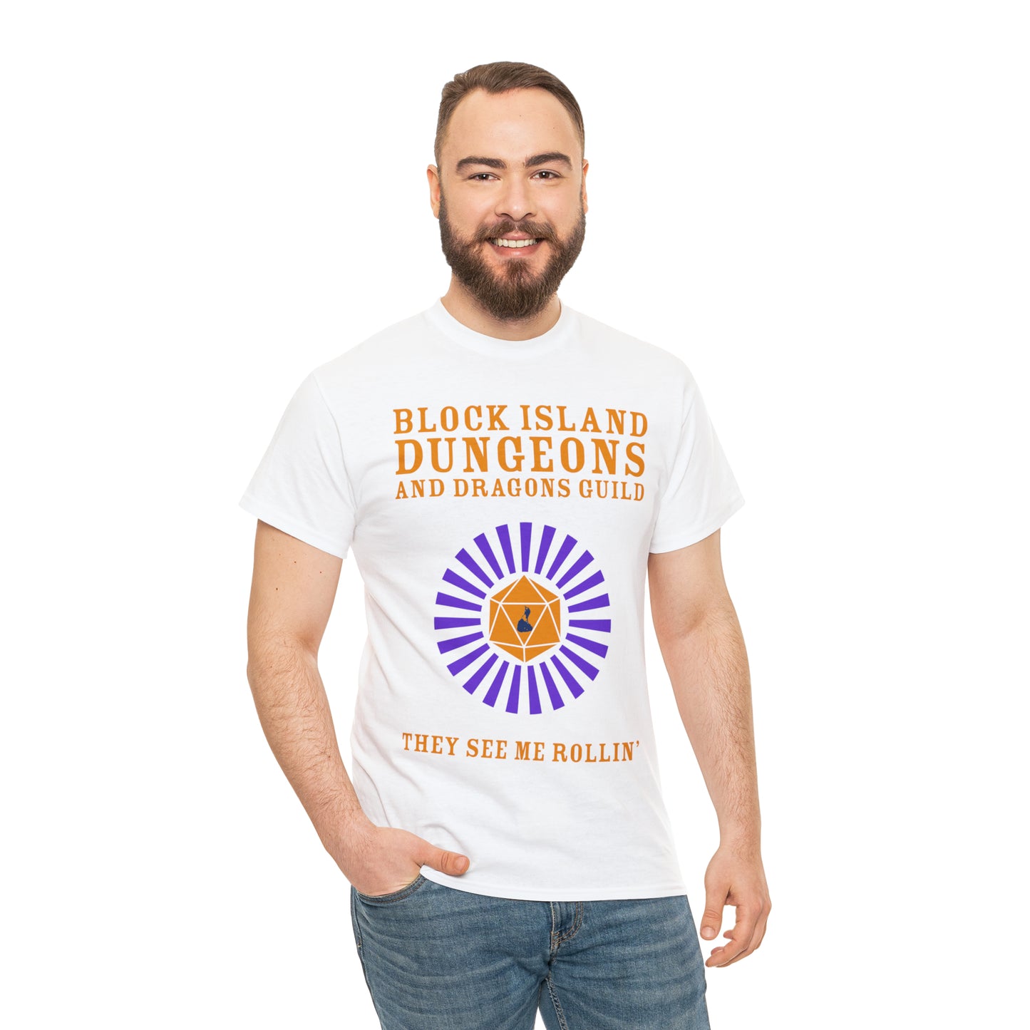 Block Island Dungeons and Dragons Guild Tee