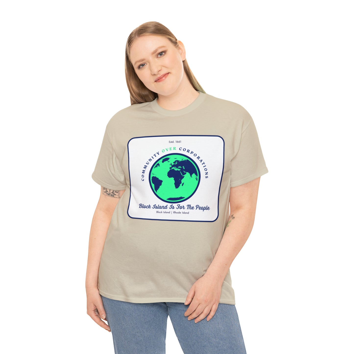 Community Over Corporations Tee