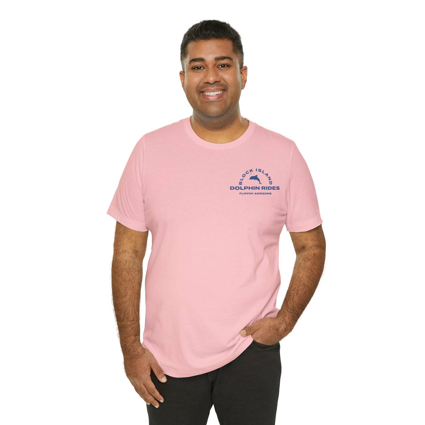 Block Island Dolphin Rides Tee