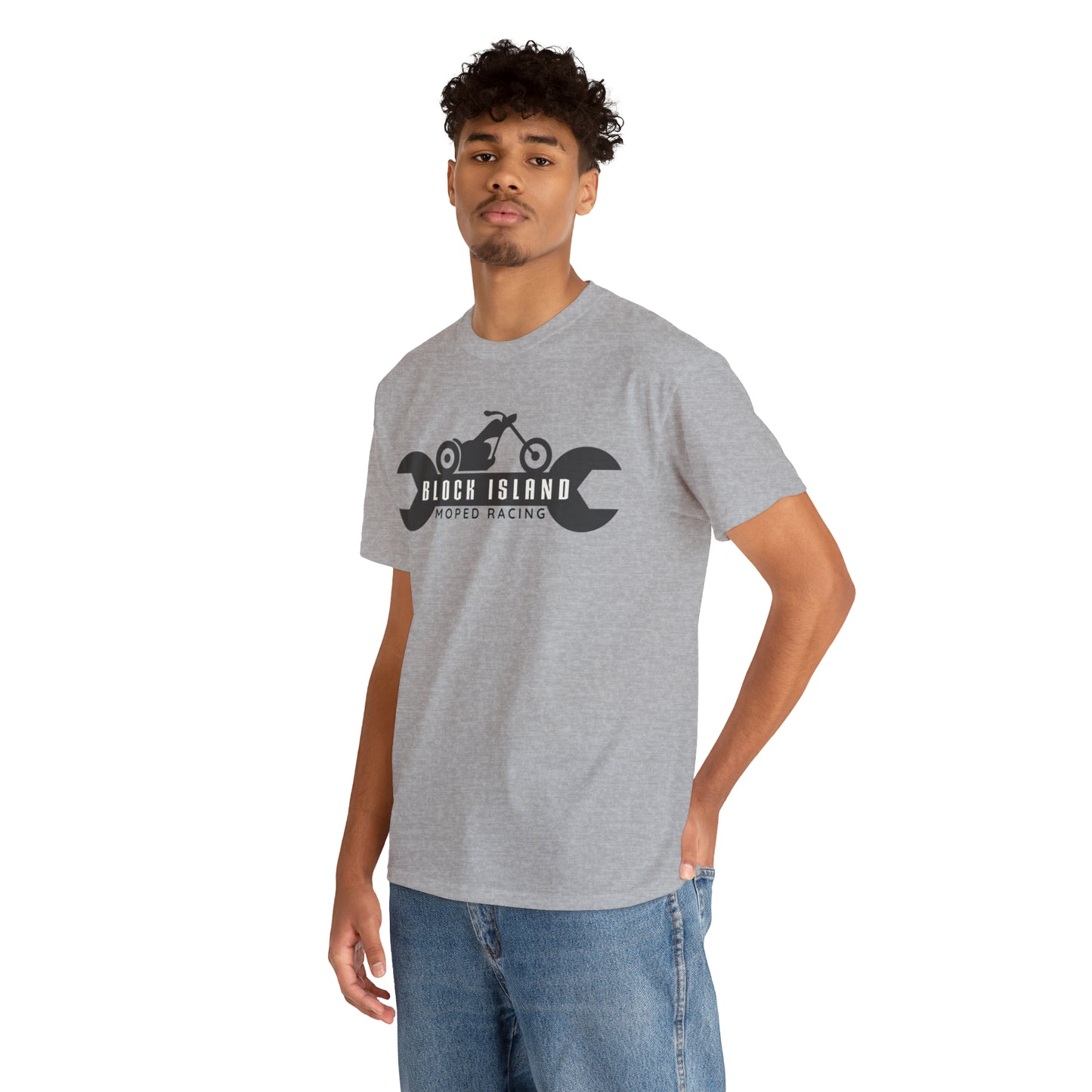 Block Island Moped Racing Tee