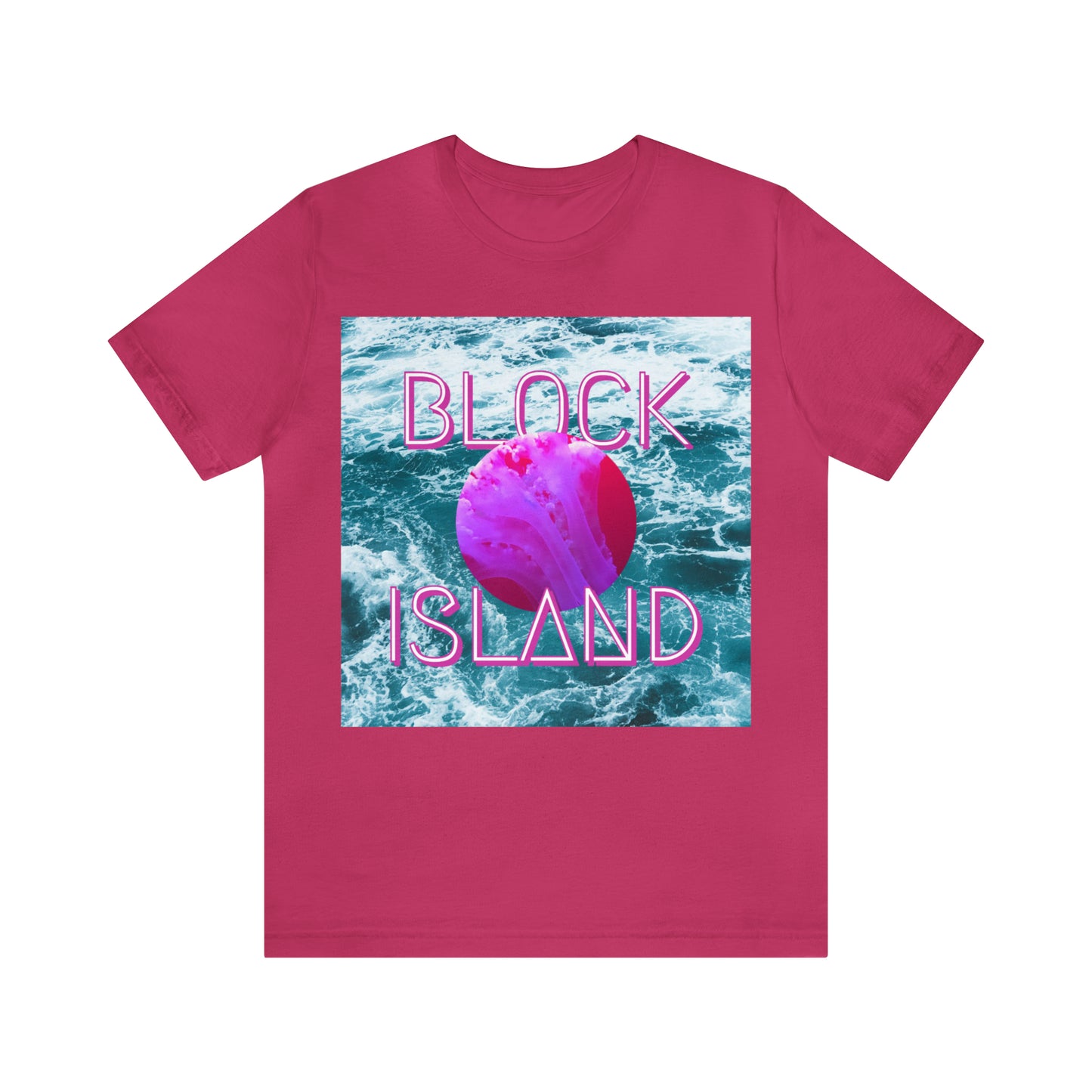 Block Island Vaporwave Tee