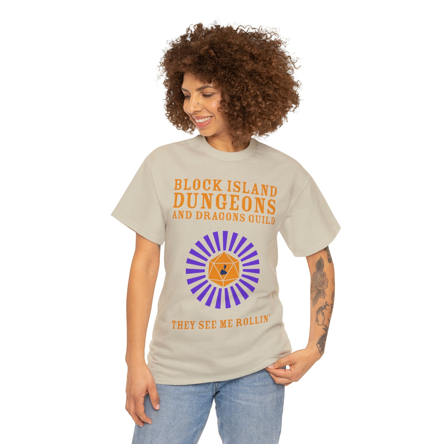 Block Island Dungeons and Dragons Guild Tee