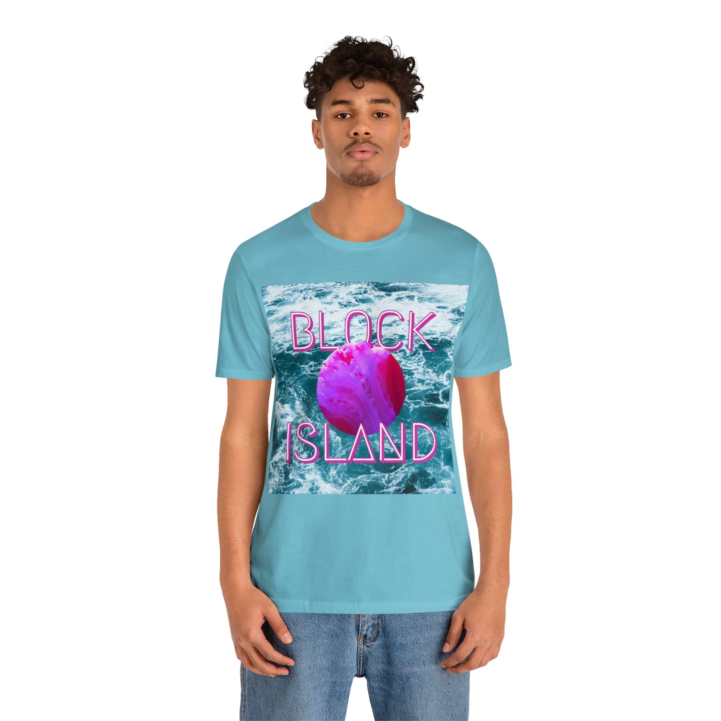 Block Island Vaporwave Tee