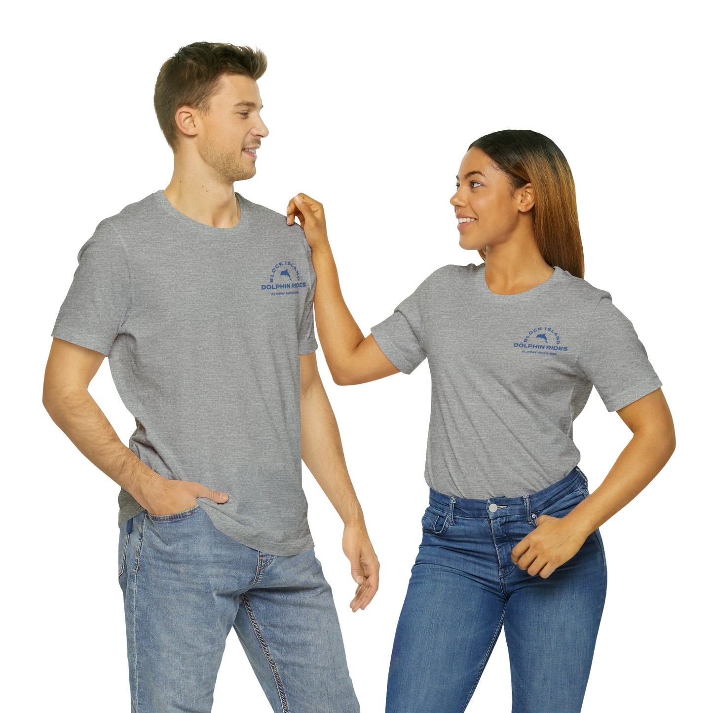 Block Island Dolphin Rides Tee
