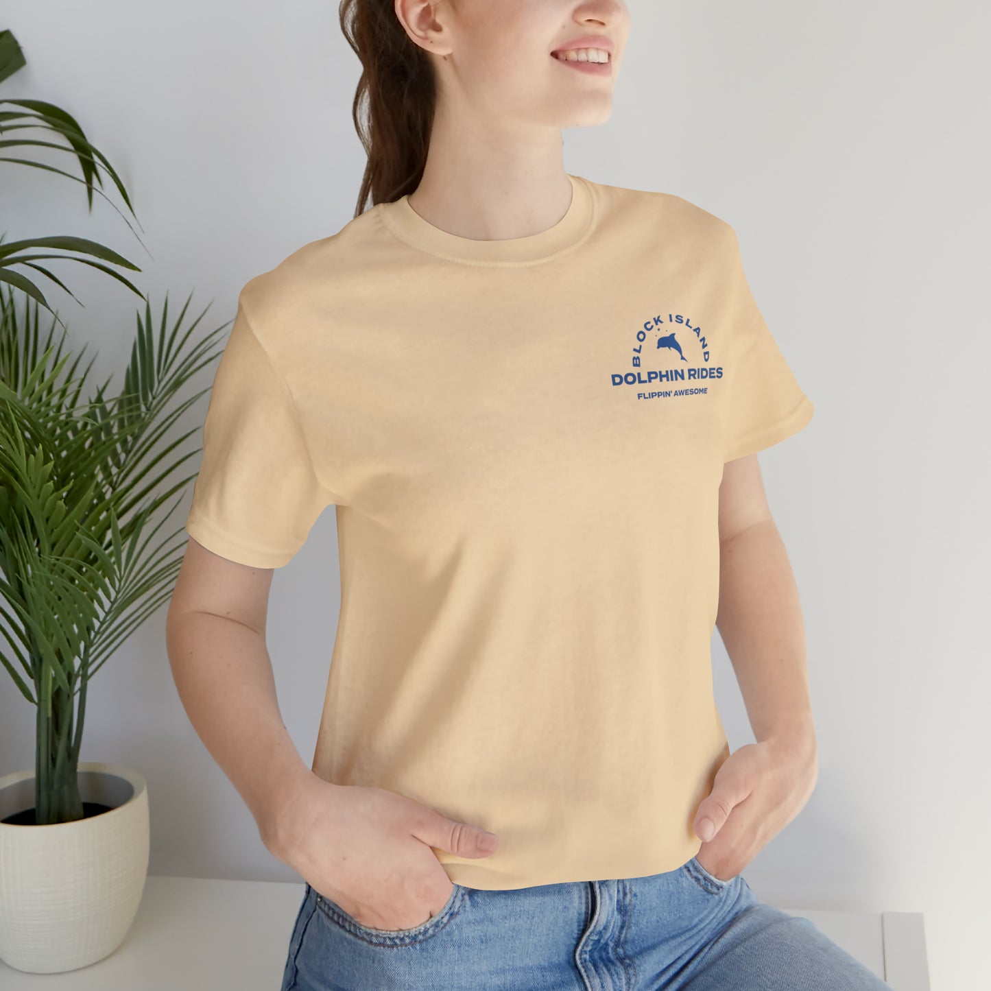 Block Island Dolphin Rides Tee