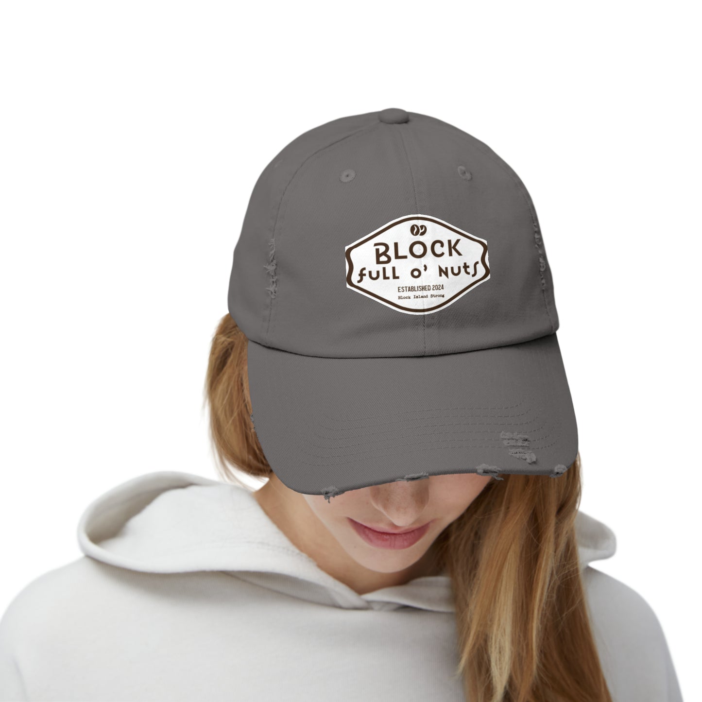 Block Full o’ Nuts Distressed Cap