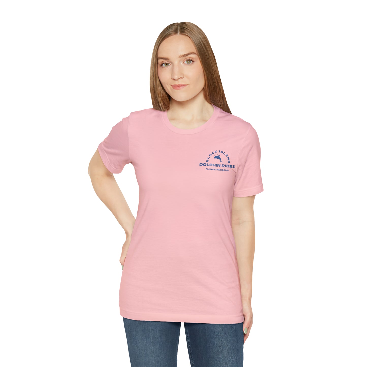 Block Island Dolphin Rides Tee