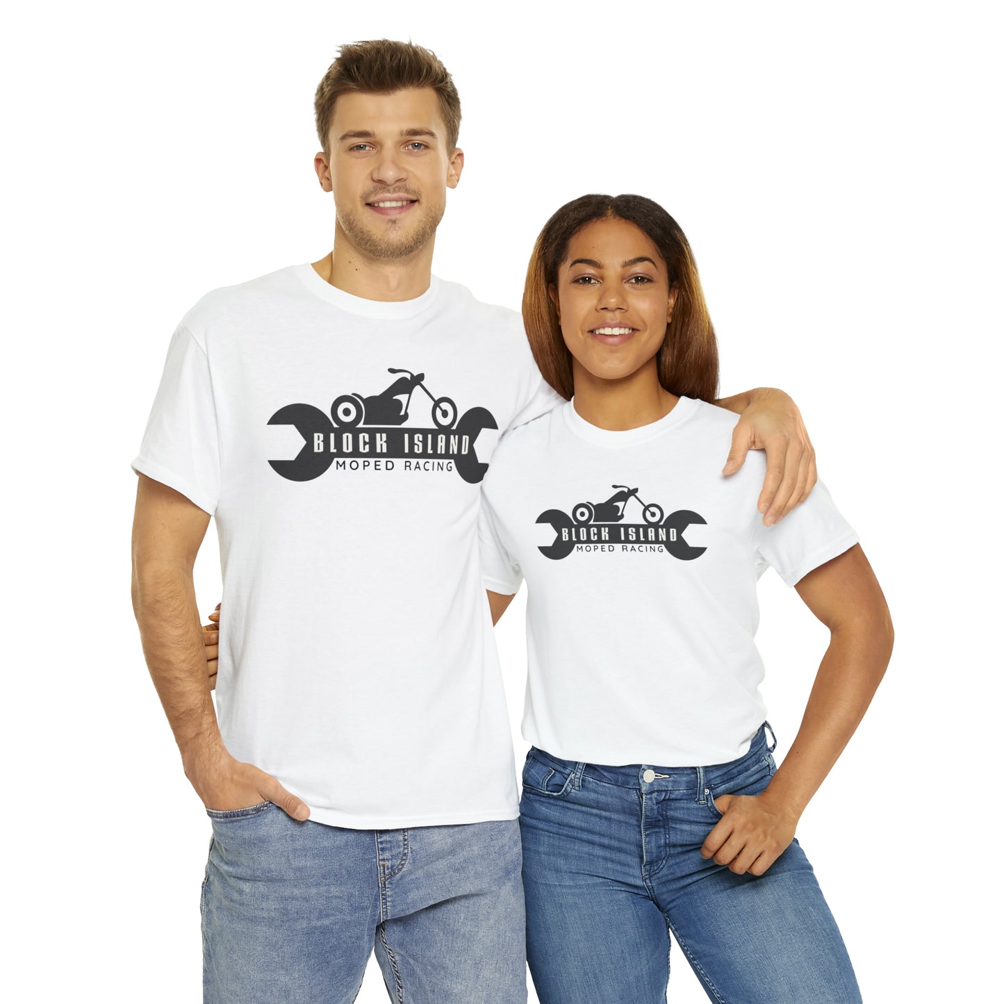 Block Island Moped Racing Tee