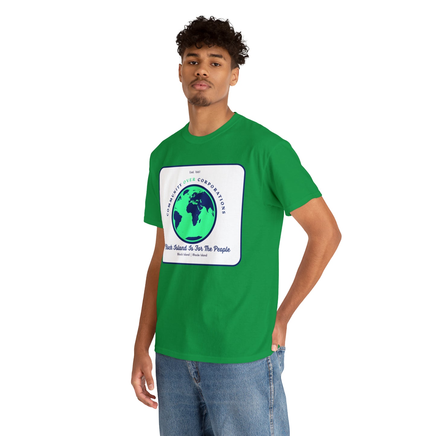 Community Over Corporations Tee