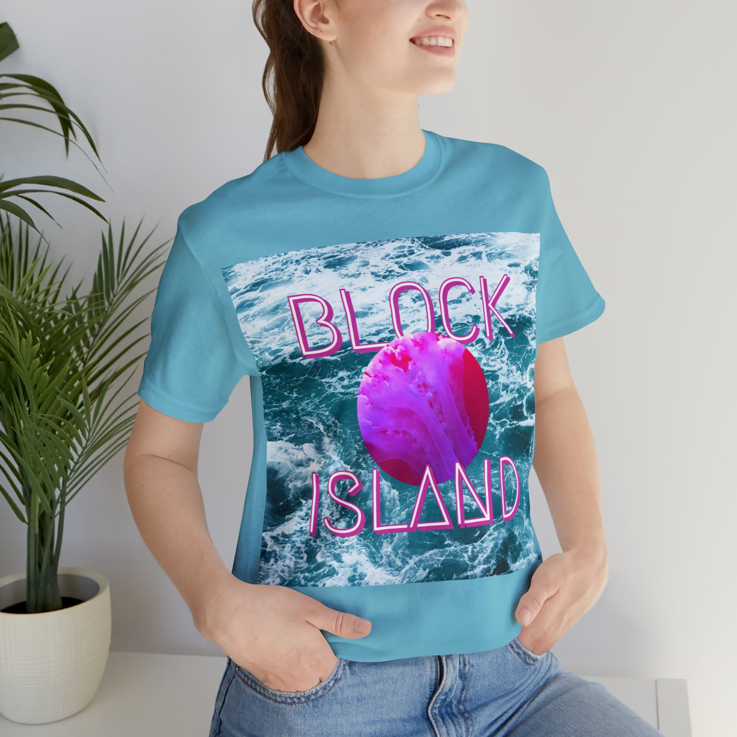 Block Island Vaporwave Tee