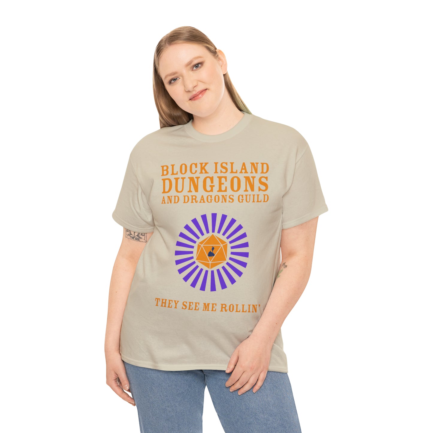 Block Island Dungeons and Dragons Guild Tee