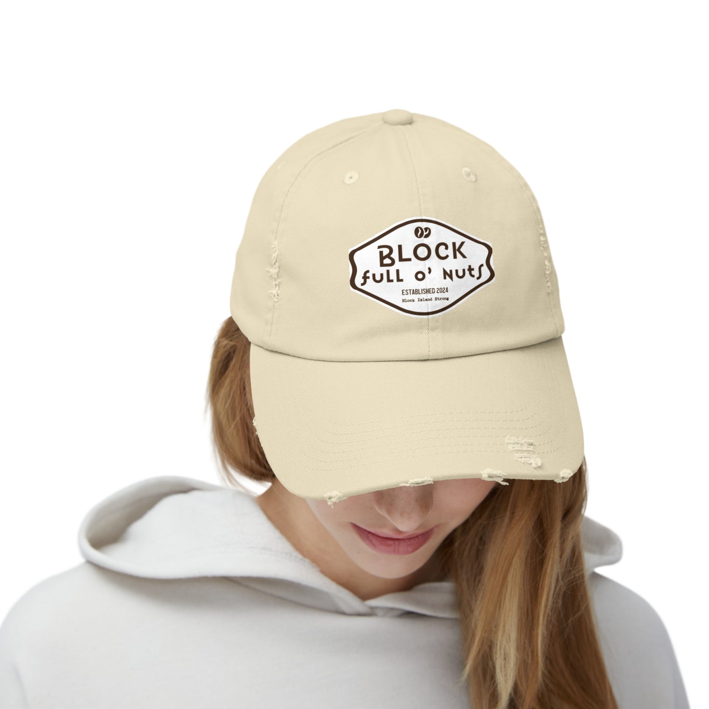 Block Full o’ Nuts Distressed Cap