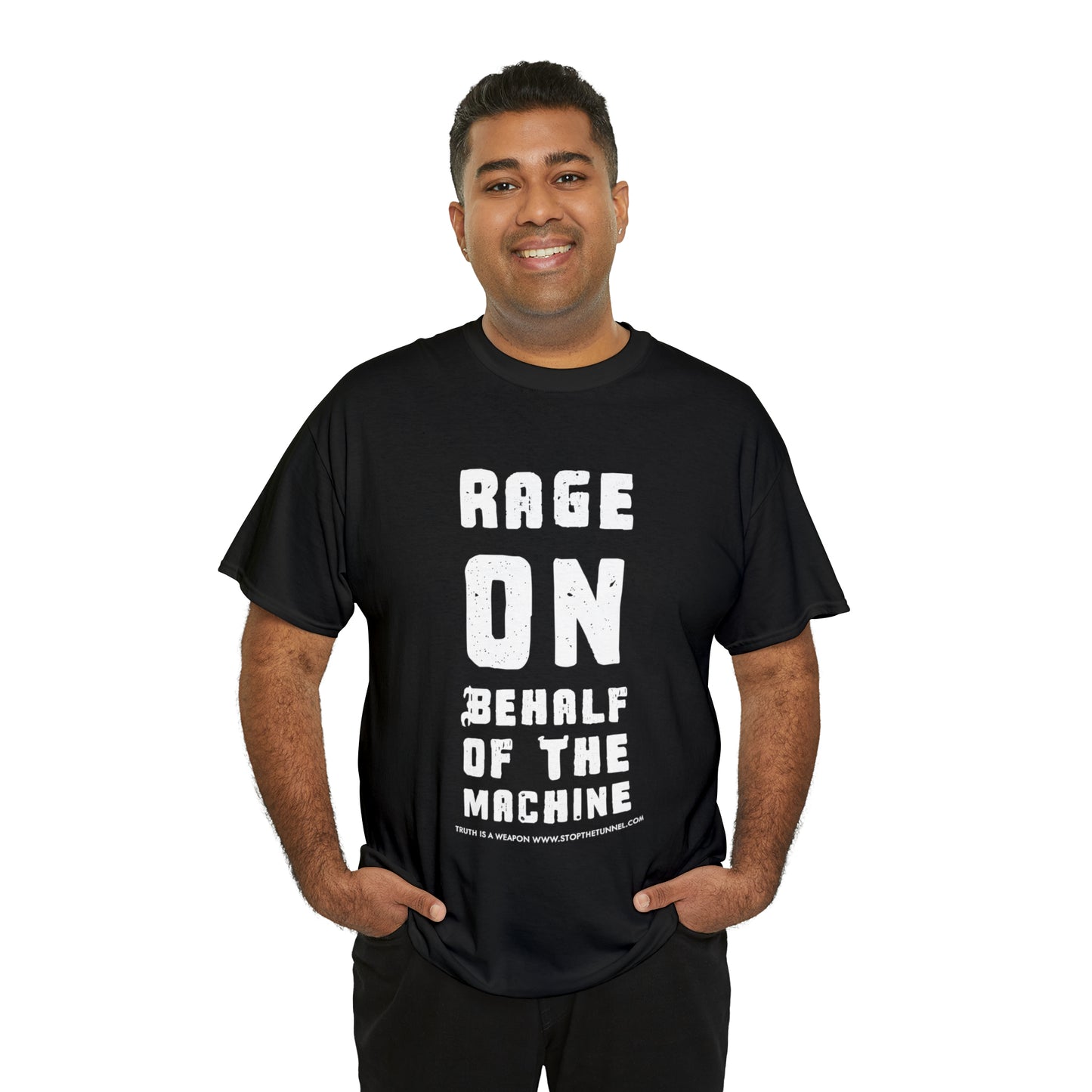 Rage On Behalf Of The Machine Tee
