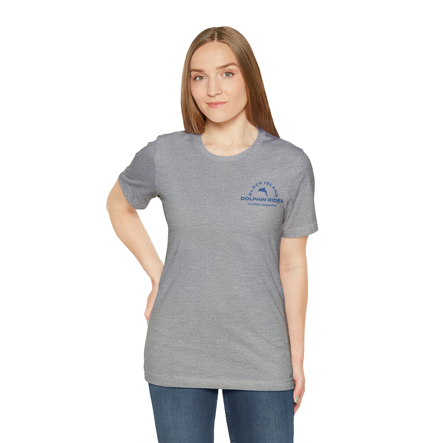 Block Island Dolphin Rides Tee