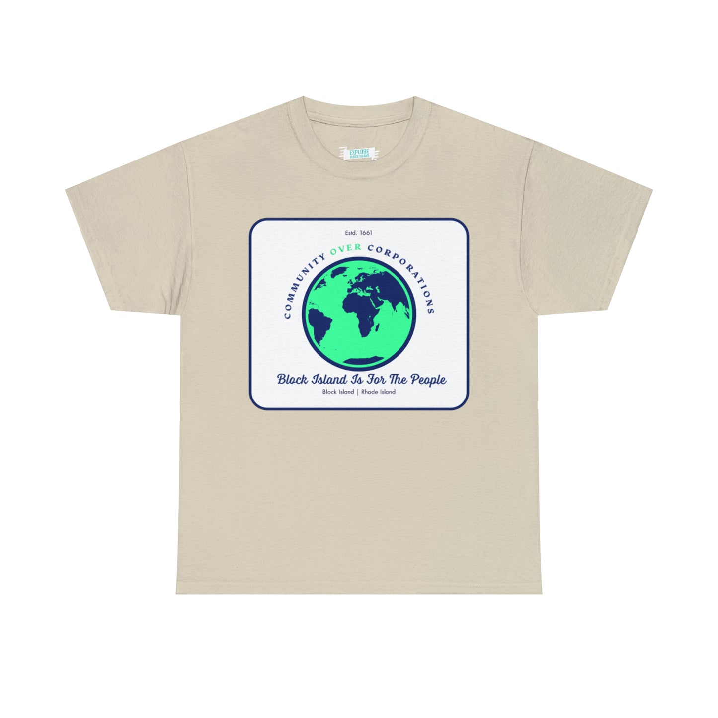 Community Over Corporations Tee