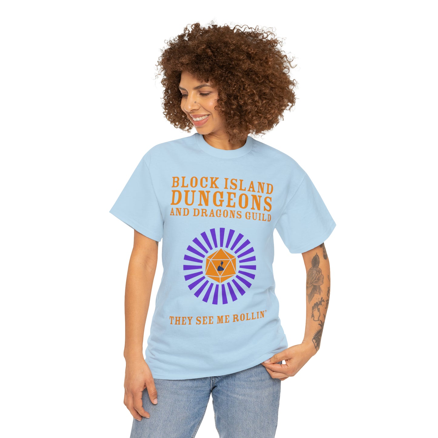 Block Island Dungeons and Dragons Guild Tee