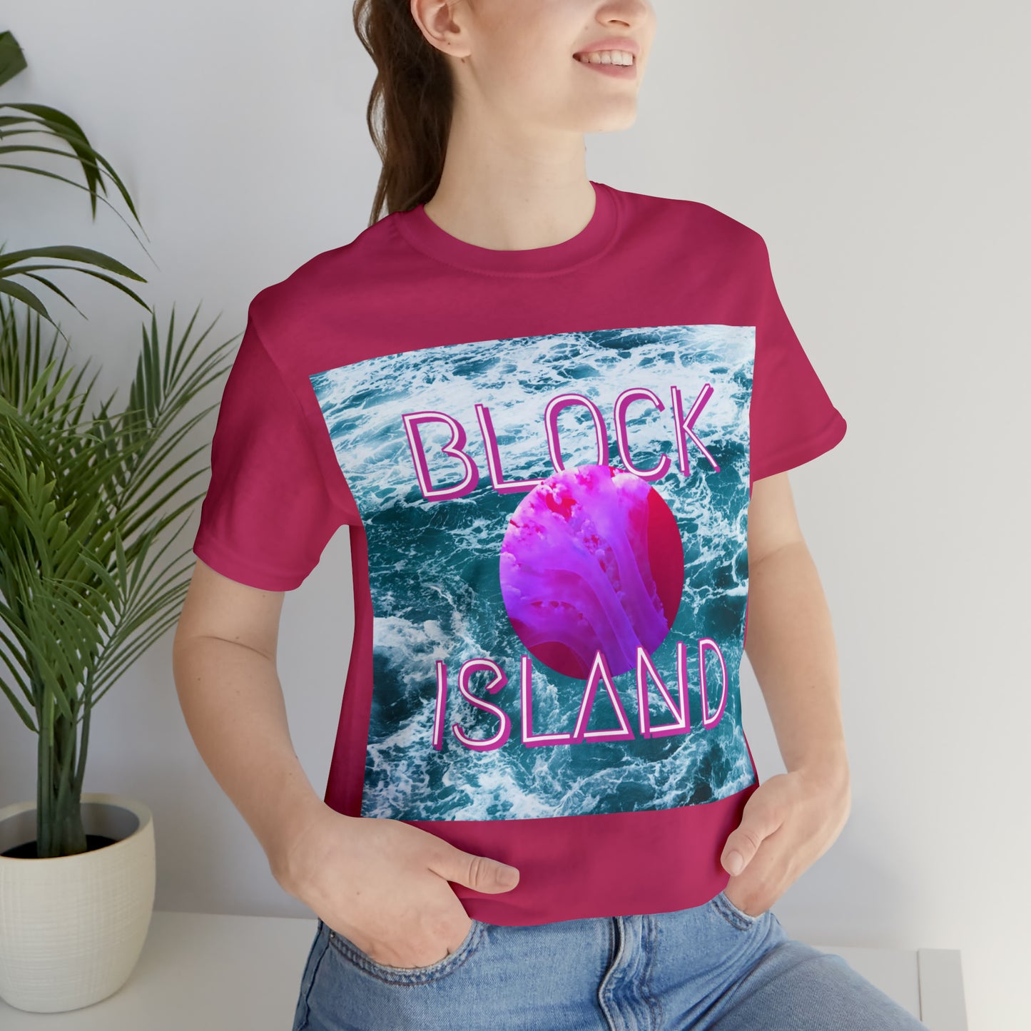 Block Island Vaporwave Tee