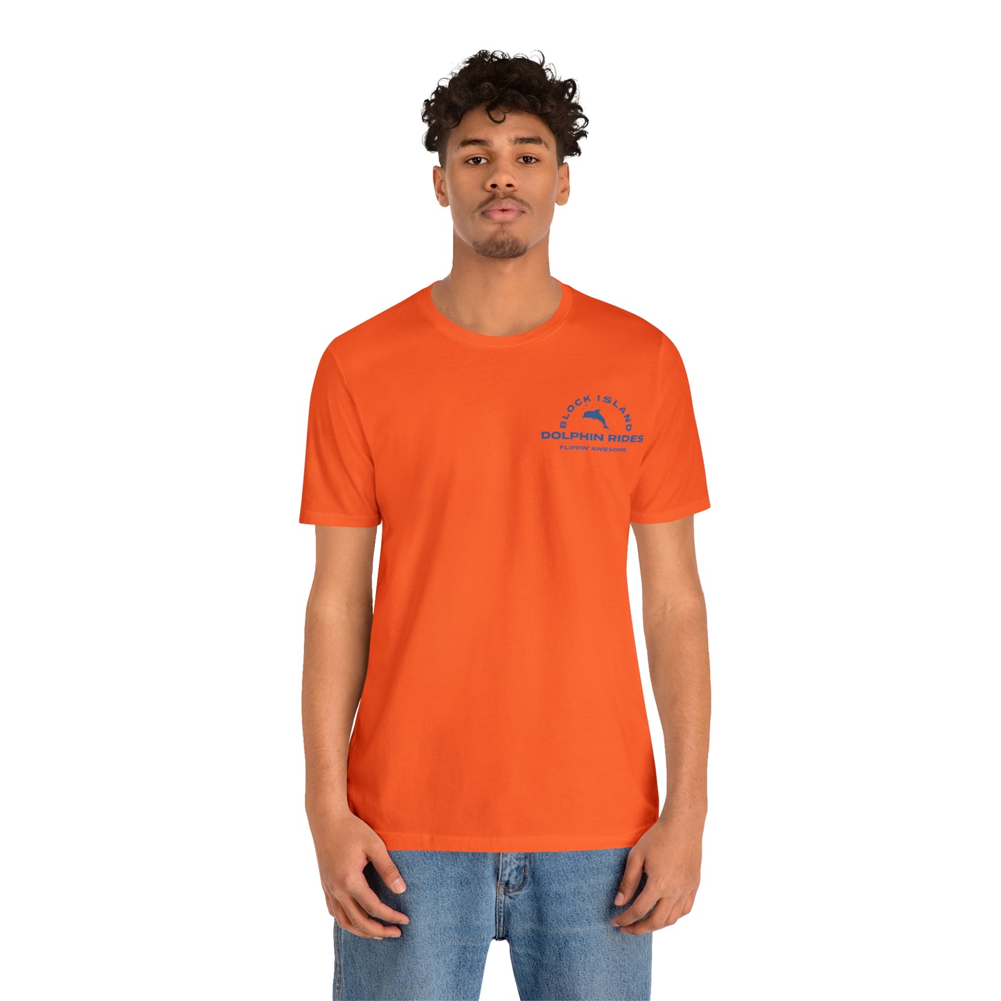 Block Island Dolphin Rides Tee