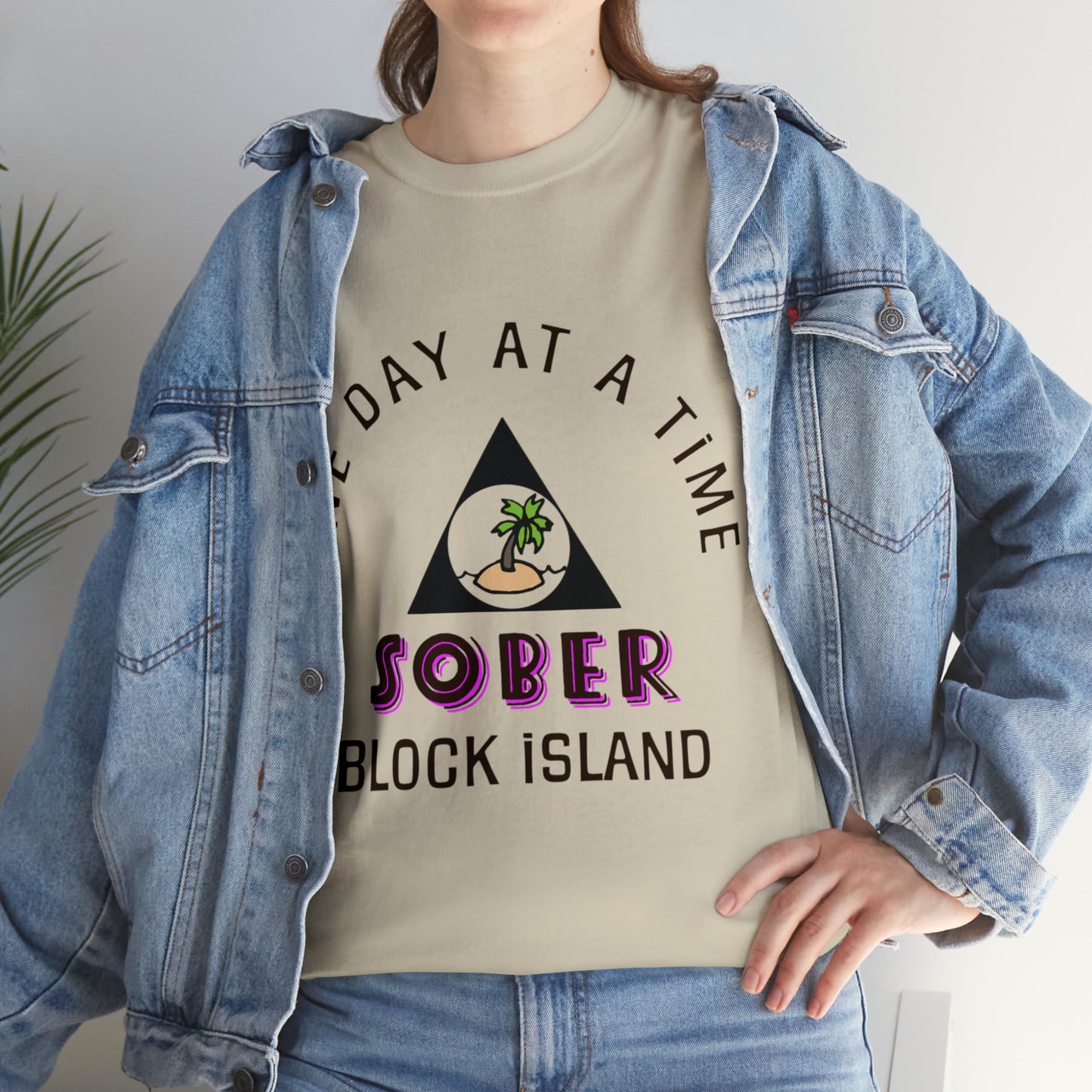 Sober Block Island Tee