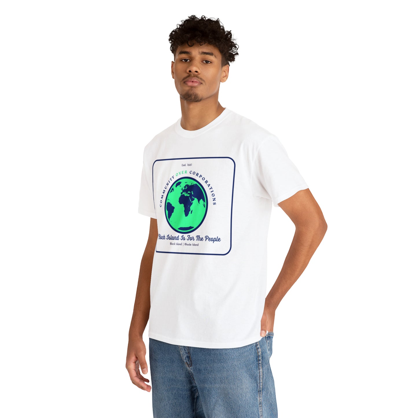 Community Over Corporations Tee