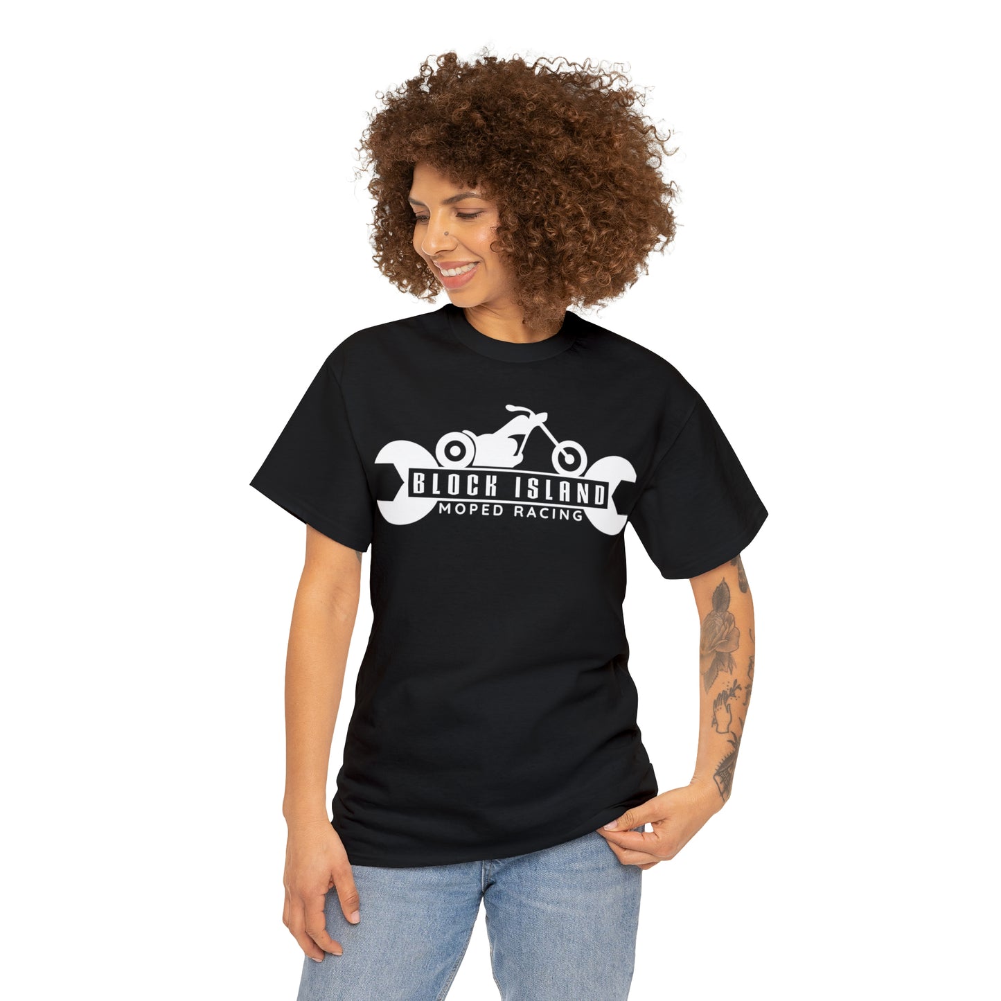 Block Island Moped Racing Tee