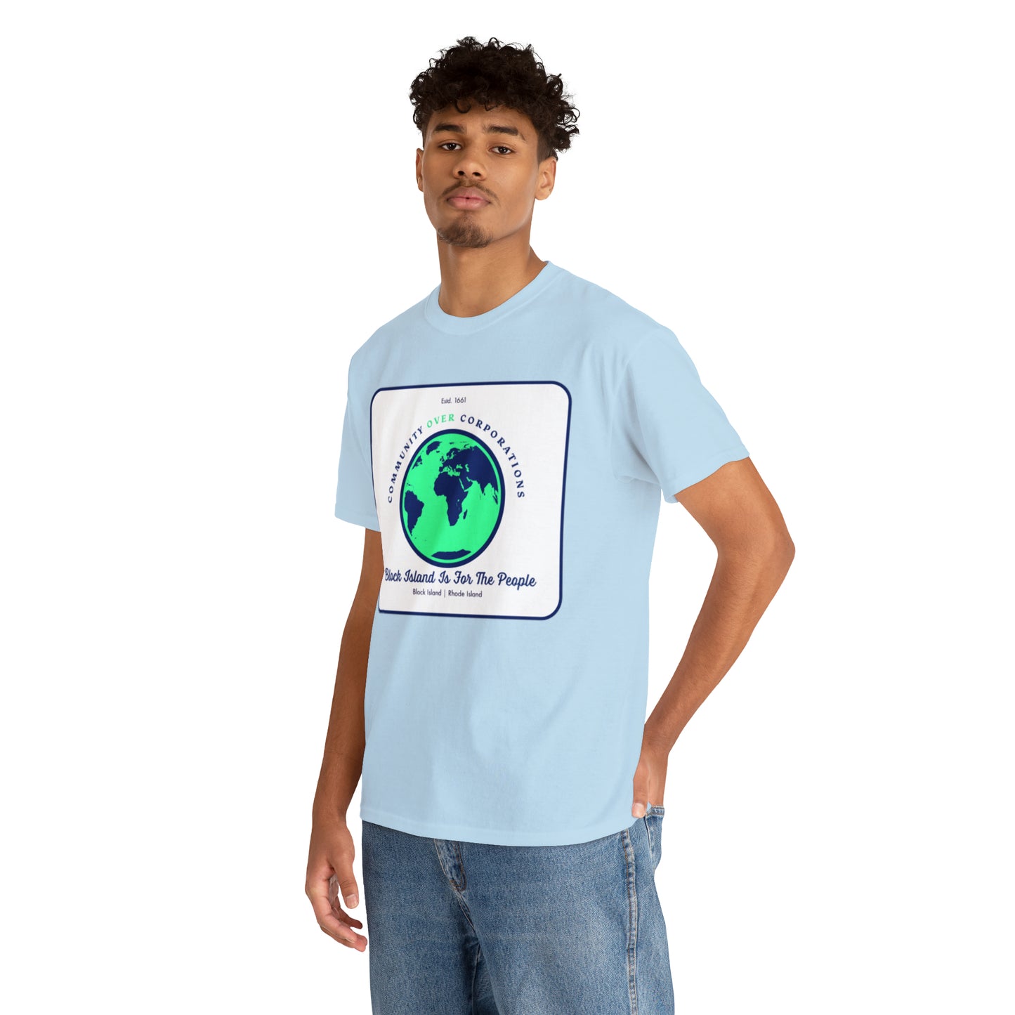 Community Over Corporations Tee