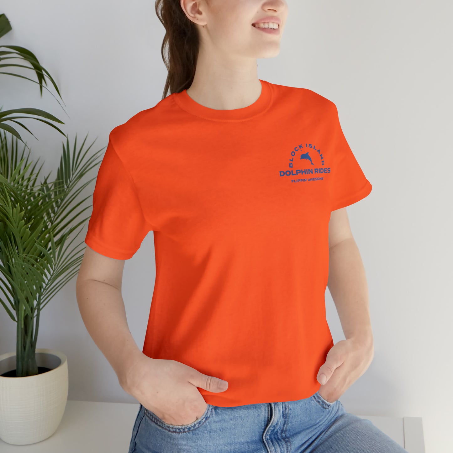 Block Island Dolphin Rides Tee