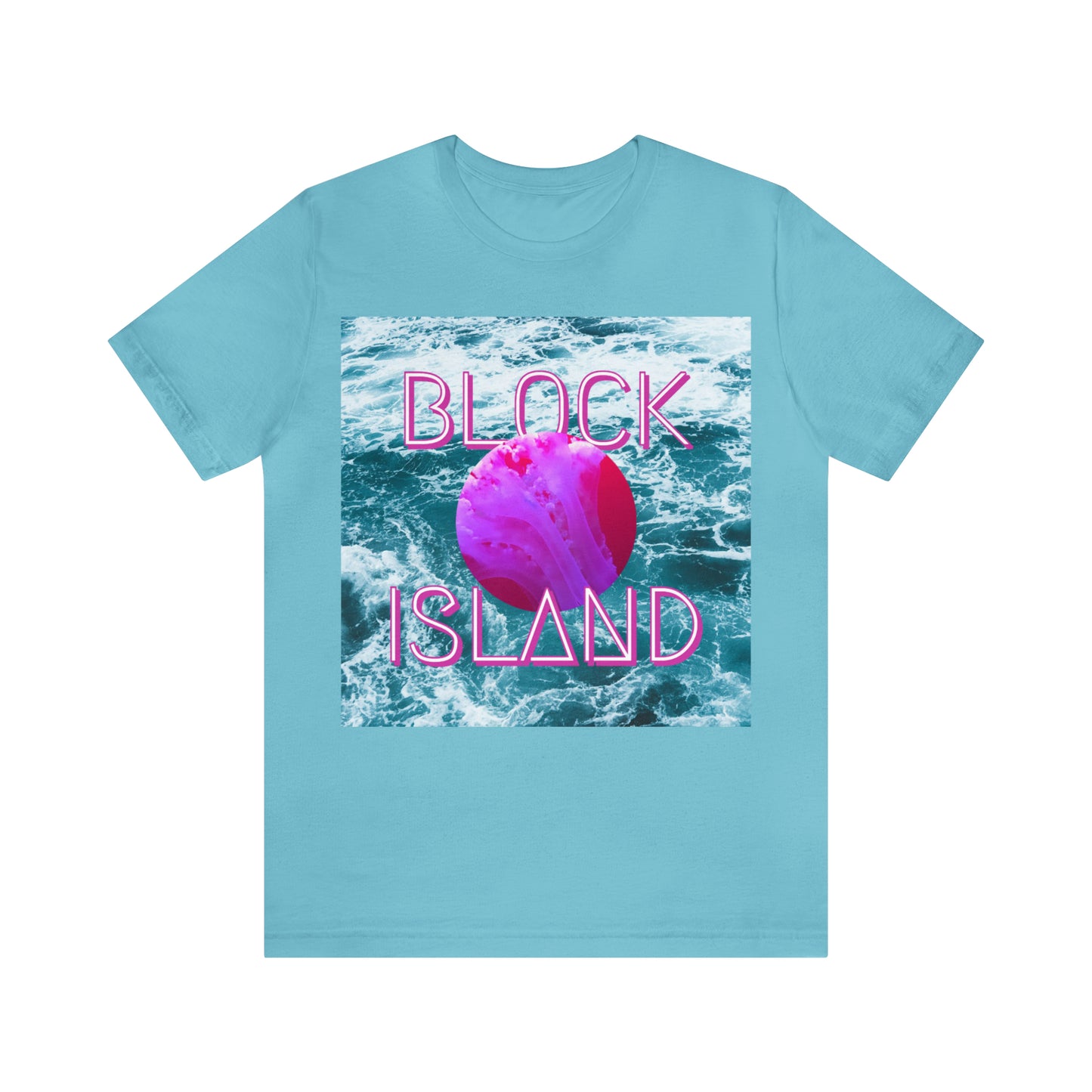 Block Island Vaporwave Tee
