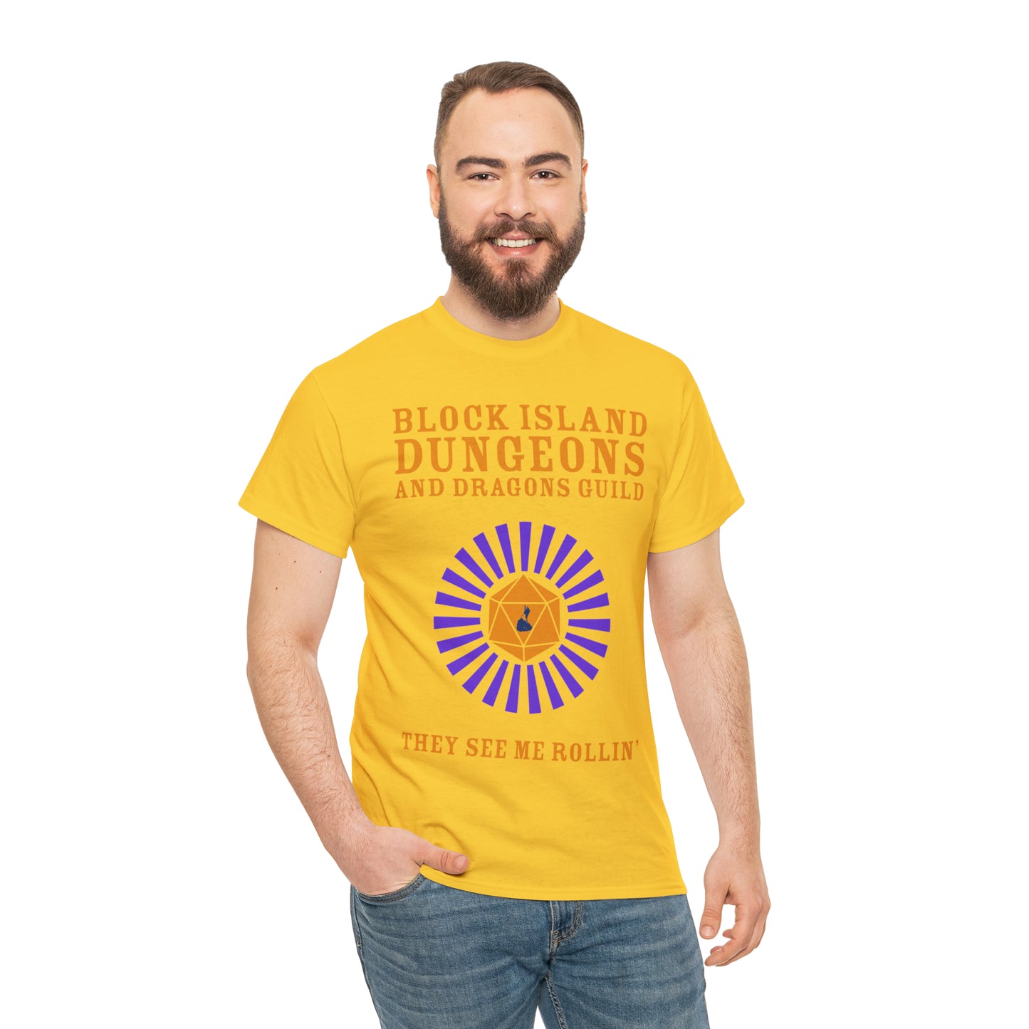 Block Island Dungeons and Dragons Guild Tee
