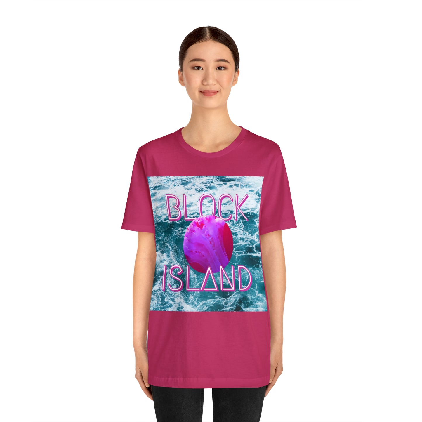 Block Island Vaporwave Tee