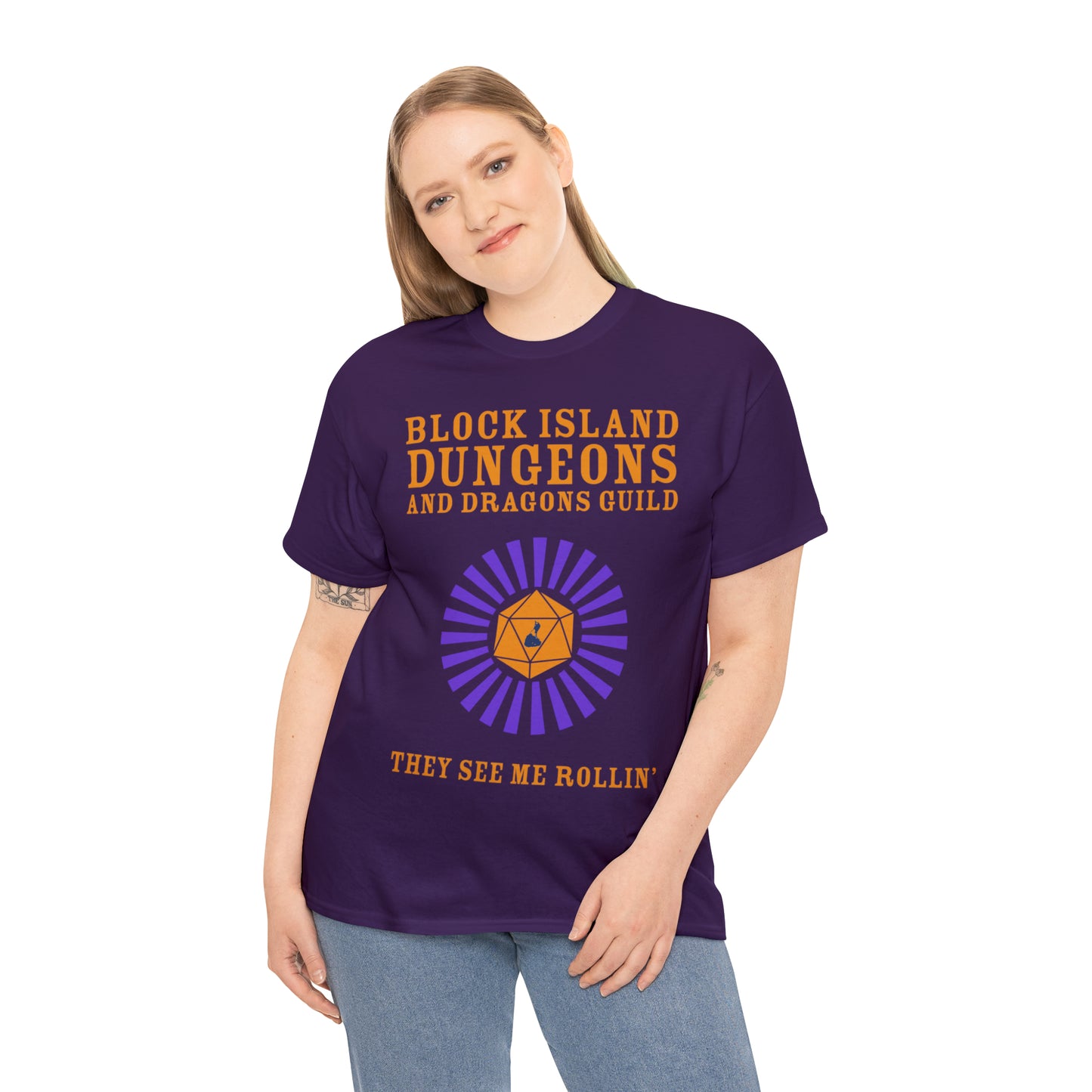 Block Island Dungeons and Dragons Guild Tee