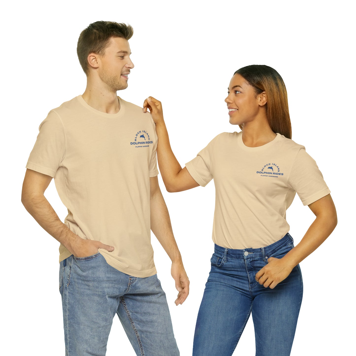 Block Island Dolphin Rides Tee