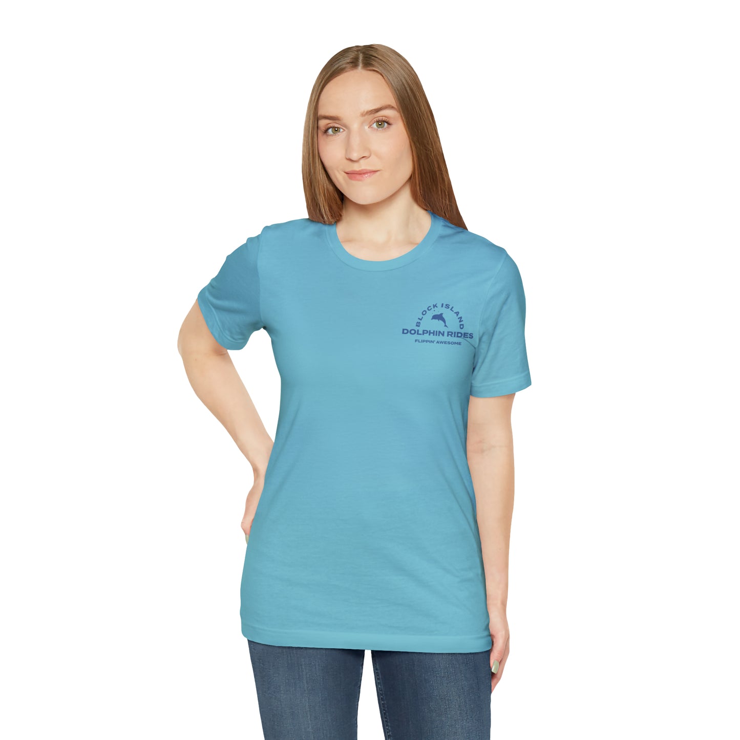 Block Island Dolphin Rides Tee