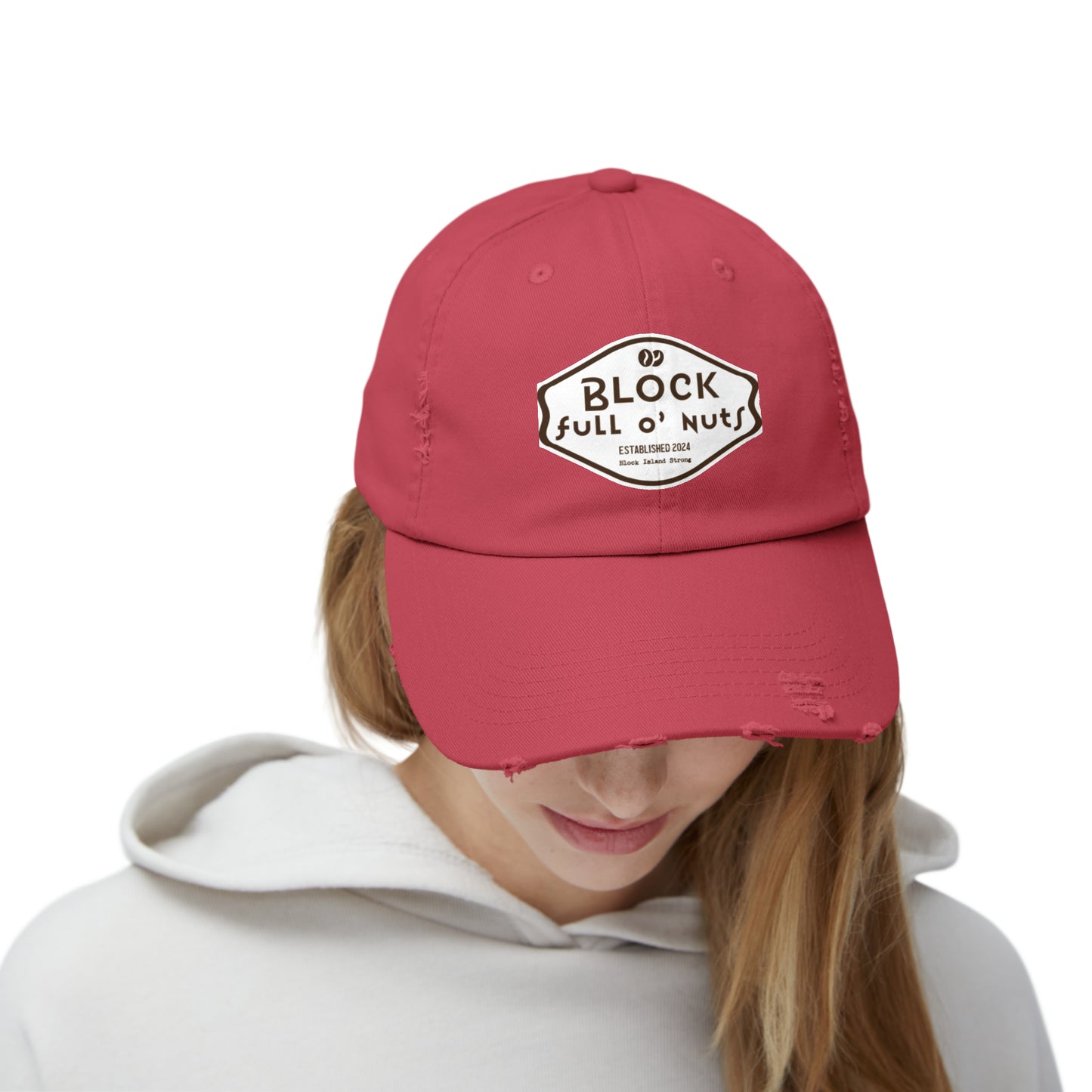 Block Full o’ Nuts Distressed Cap