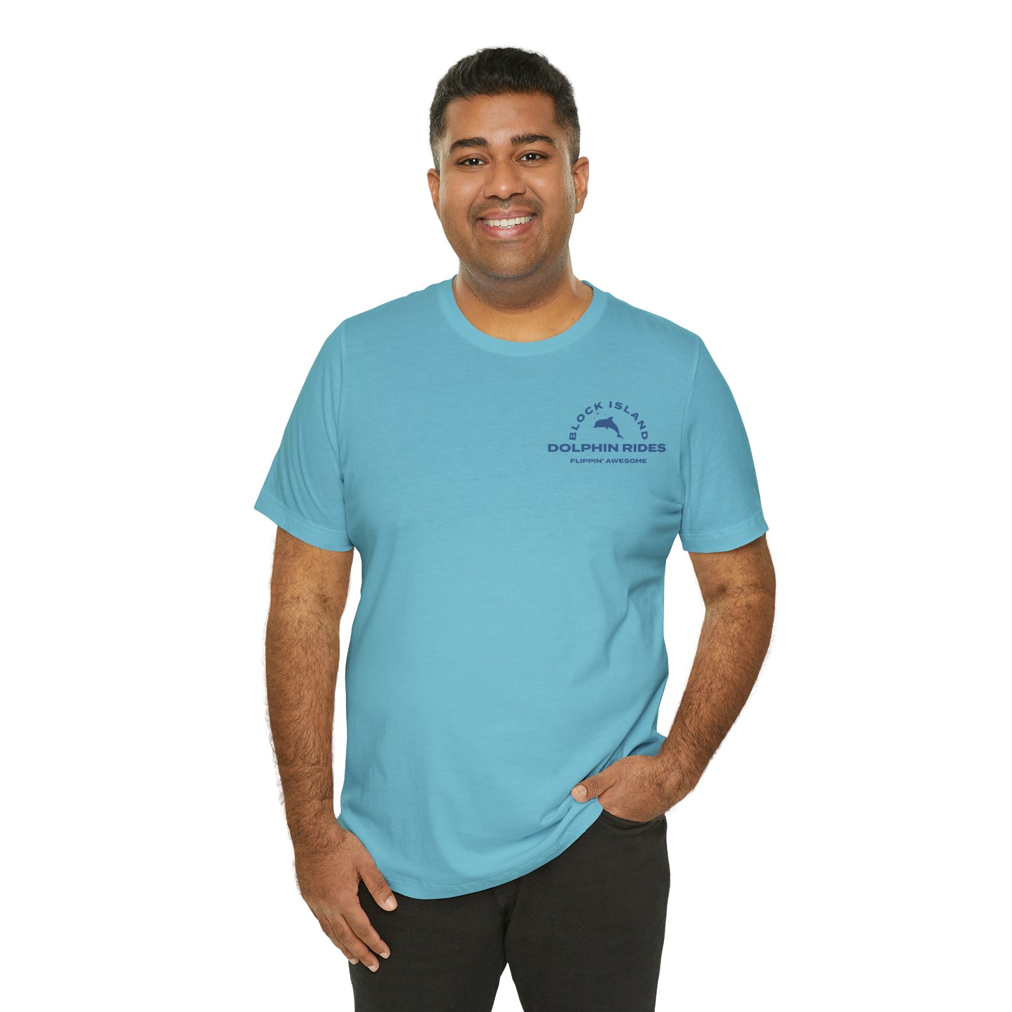 Block Island Dolphin Rides Tee