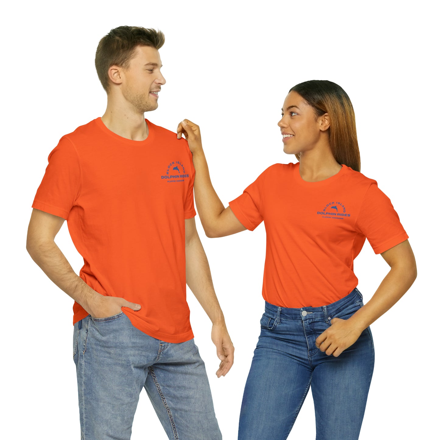 Block Island Dolphin Rides Tee