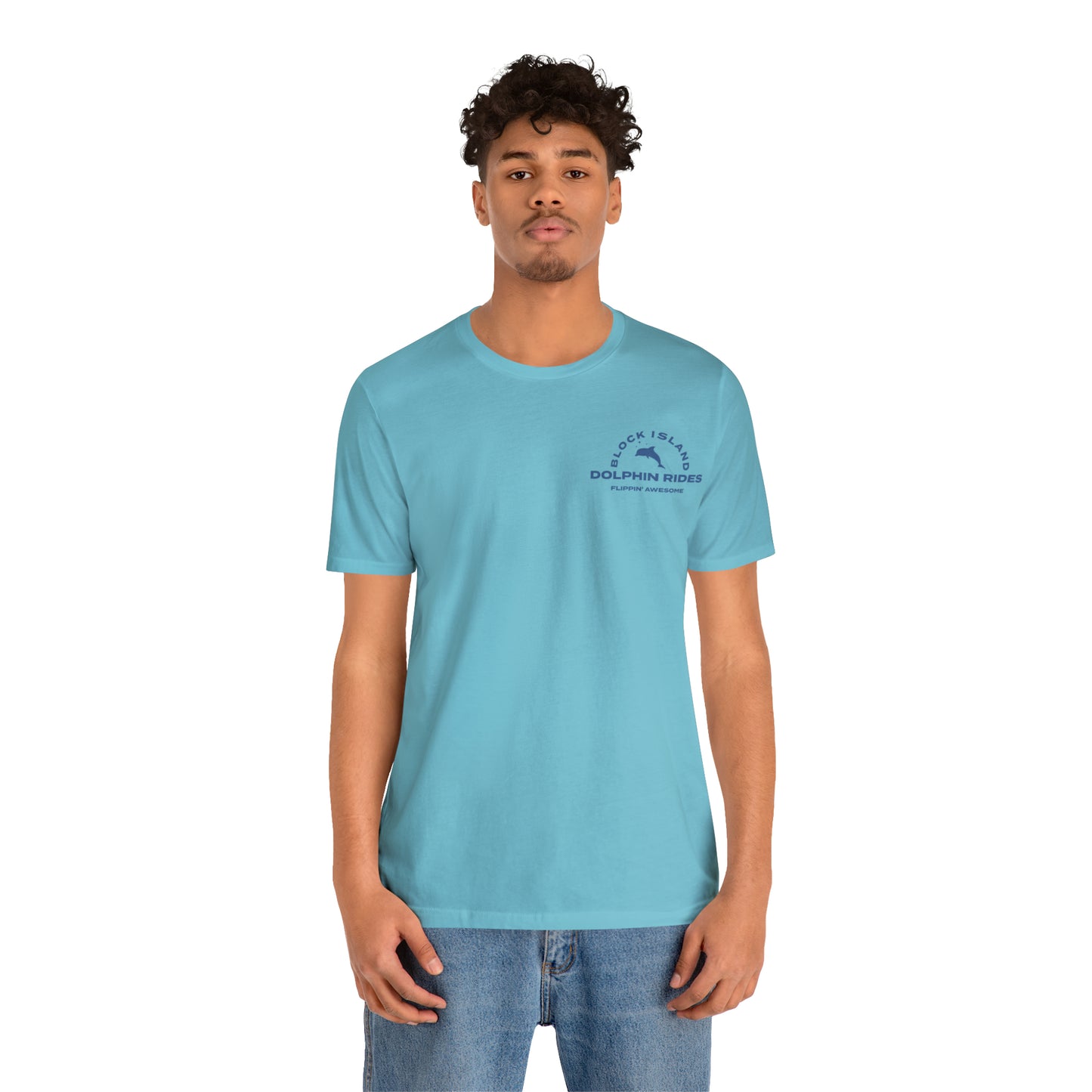 Block Island Dolphin Rides Tee