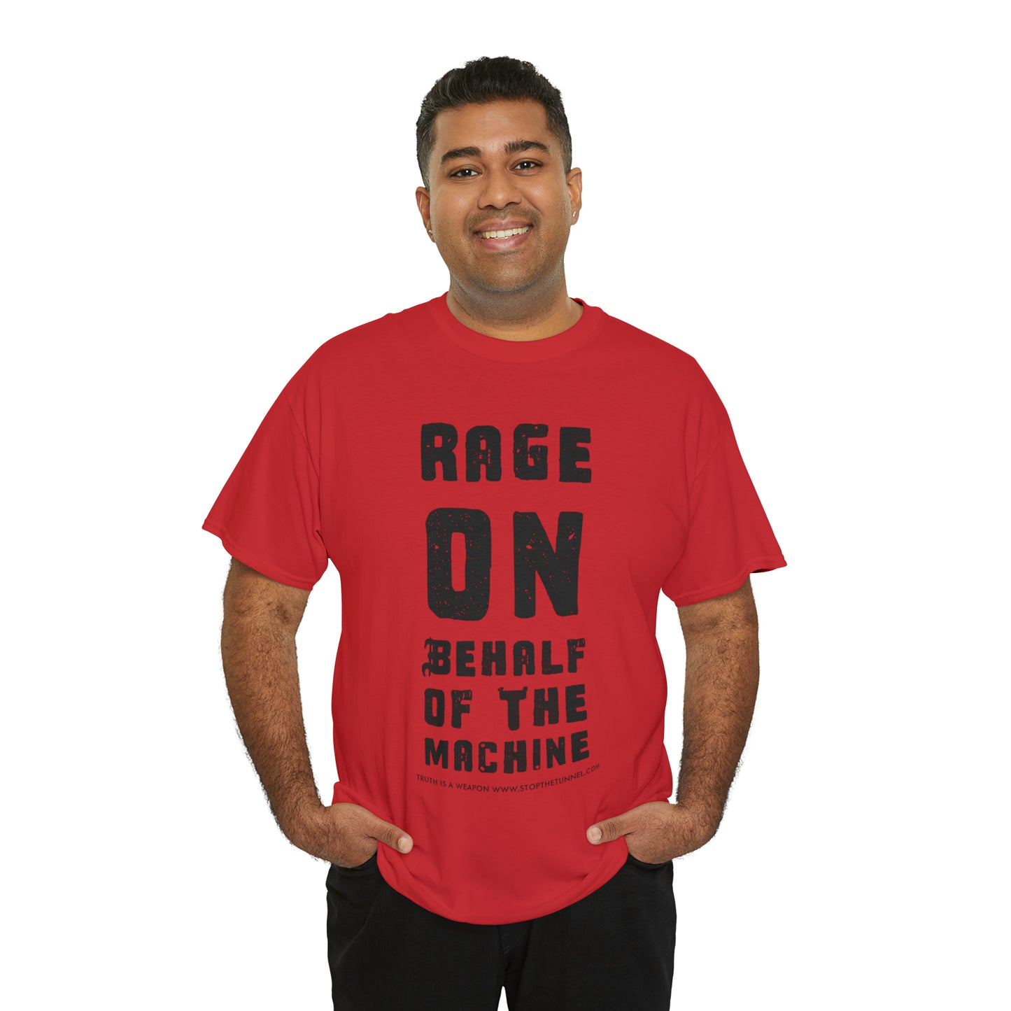 Rage On Behalf Of The Machine Tee