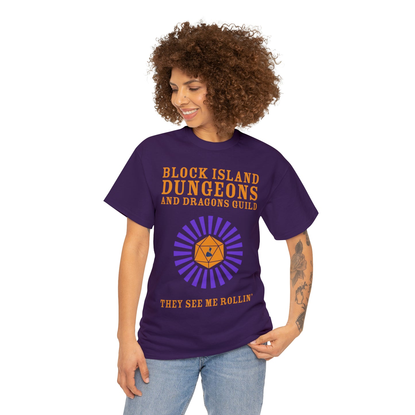 Block Island Dungeons and Dragons Guild Tee