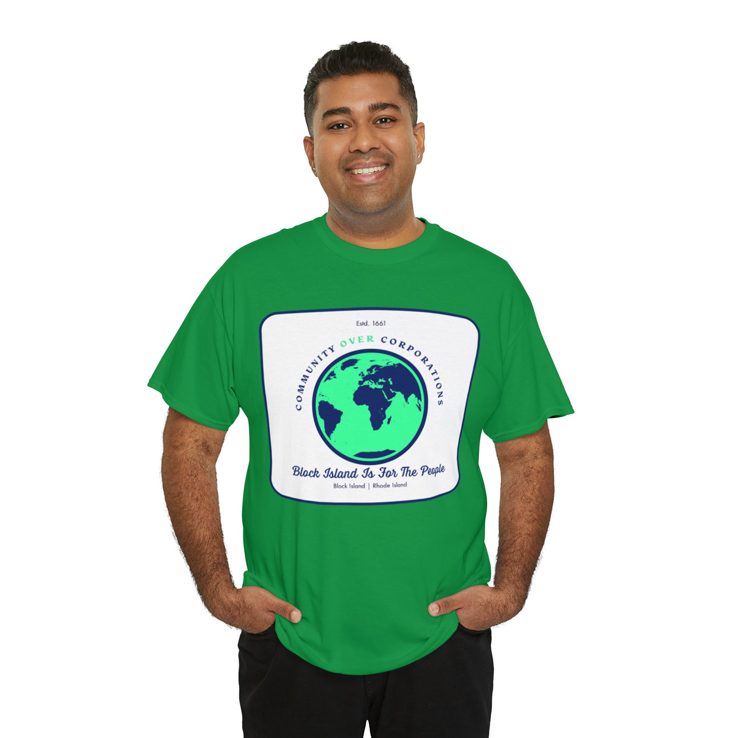 Community Over Corporations Tee