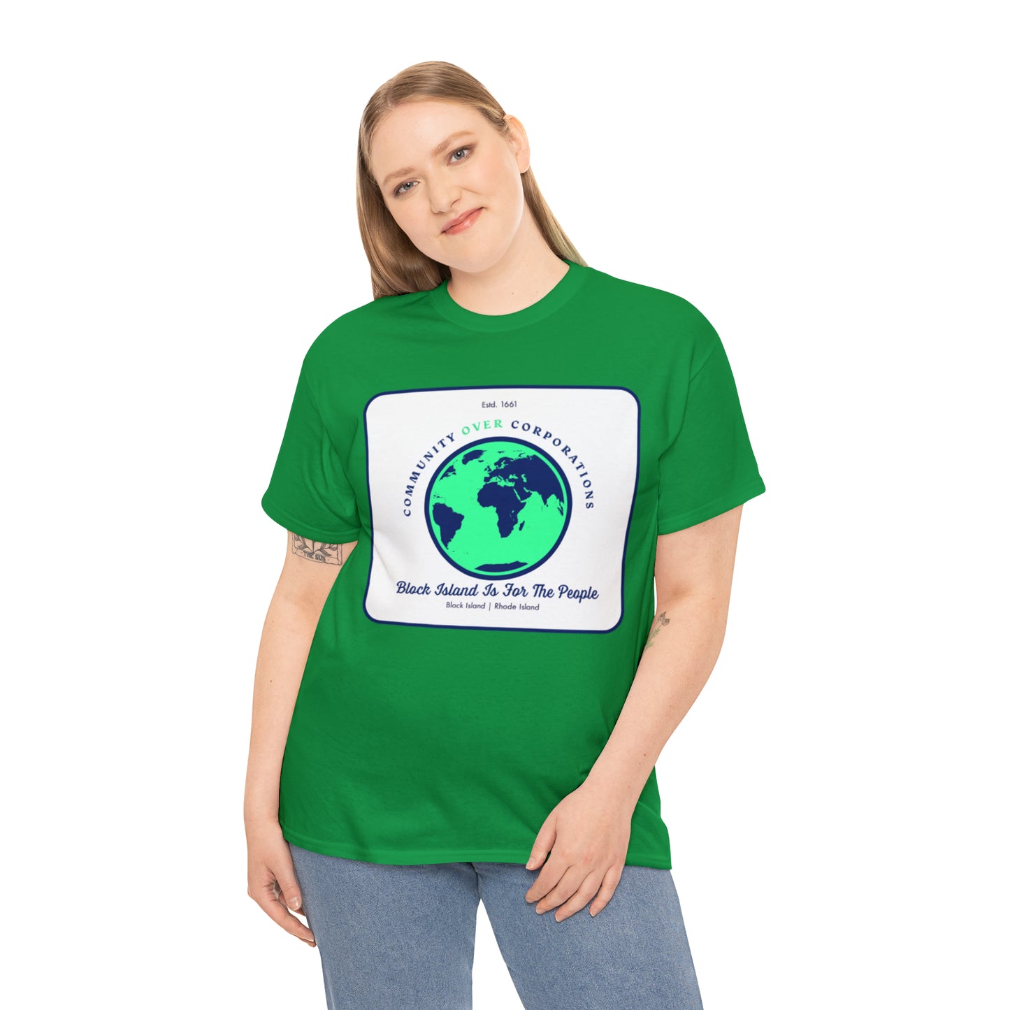Community Over Corporations Tee