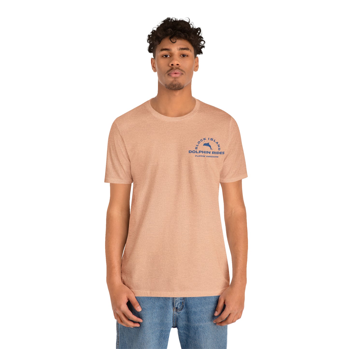 Block Island Dolphin Rides Tee