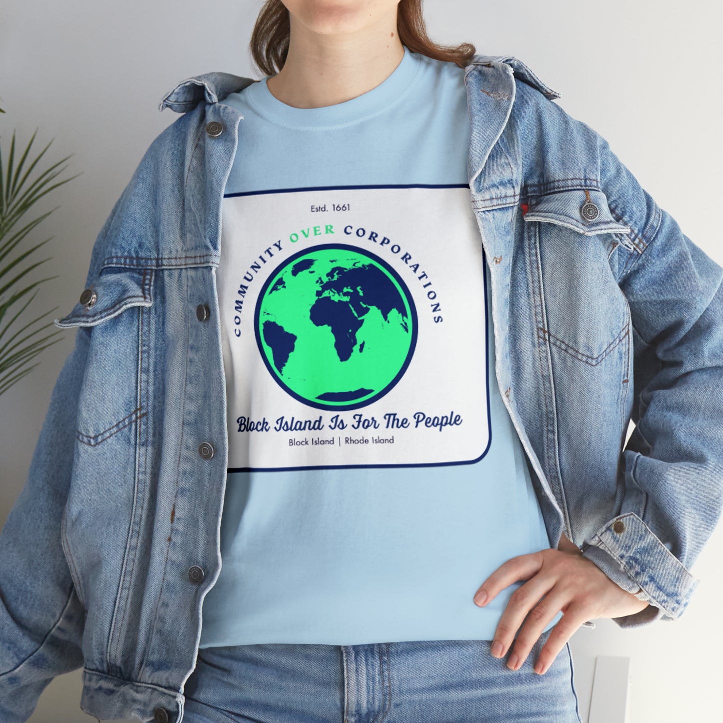 Community Over Corporations Tee