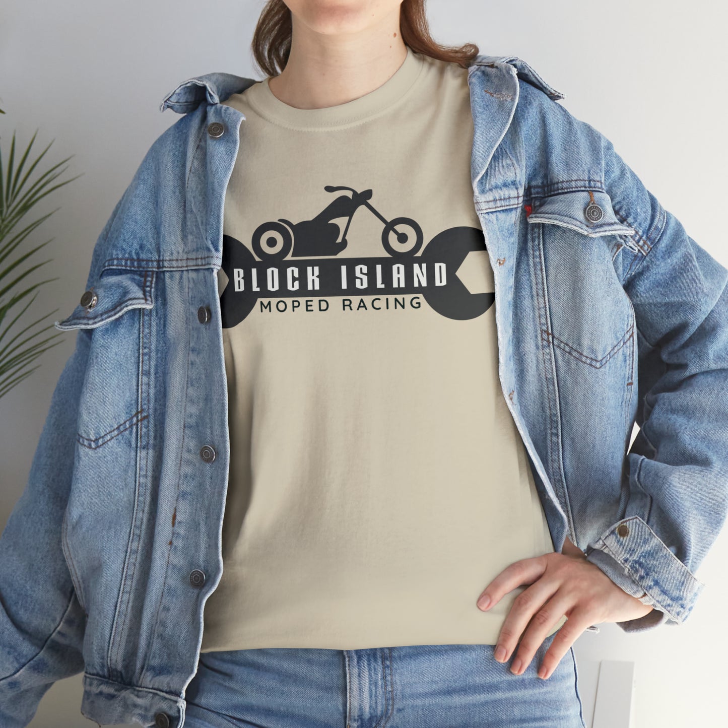 Block Island Moped Racing Tee