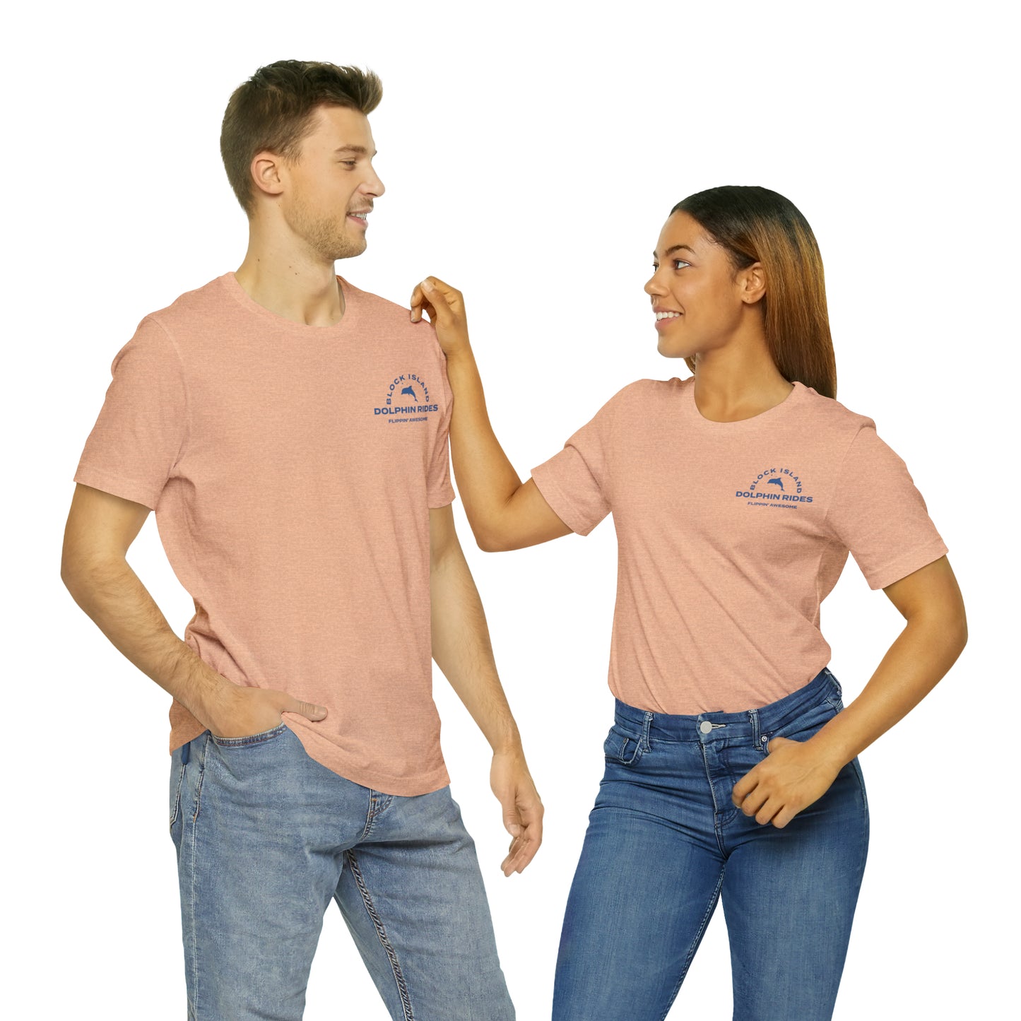 Block Island Dolphin Rides Tee