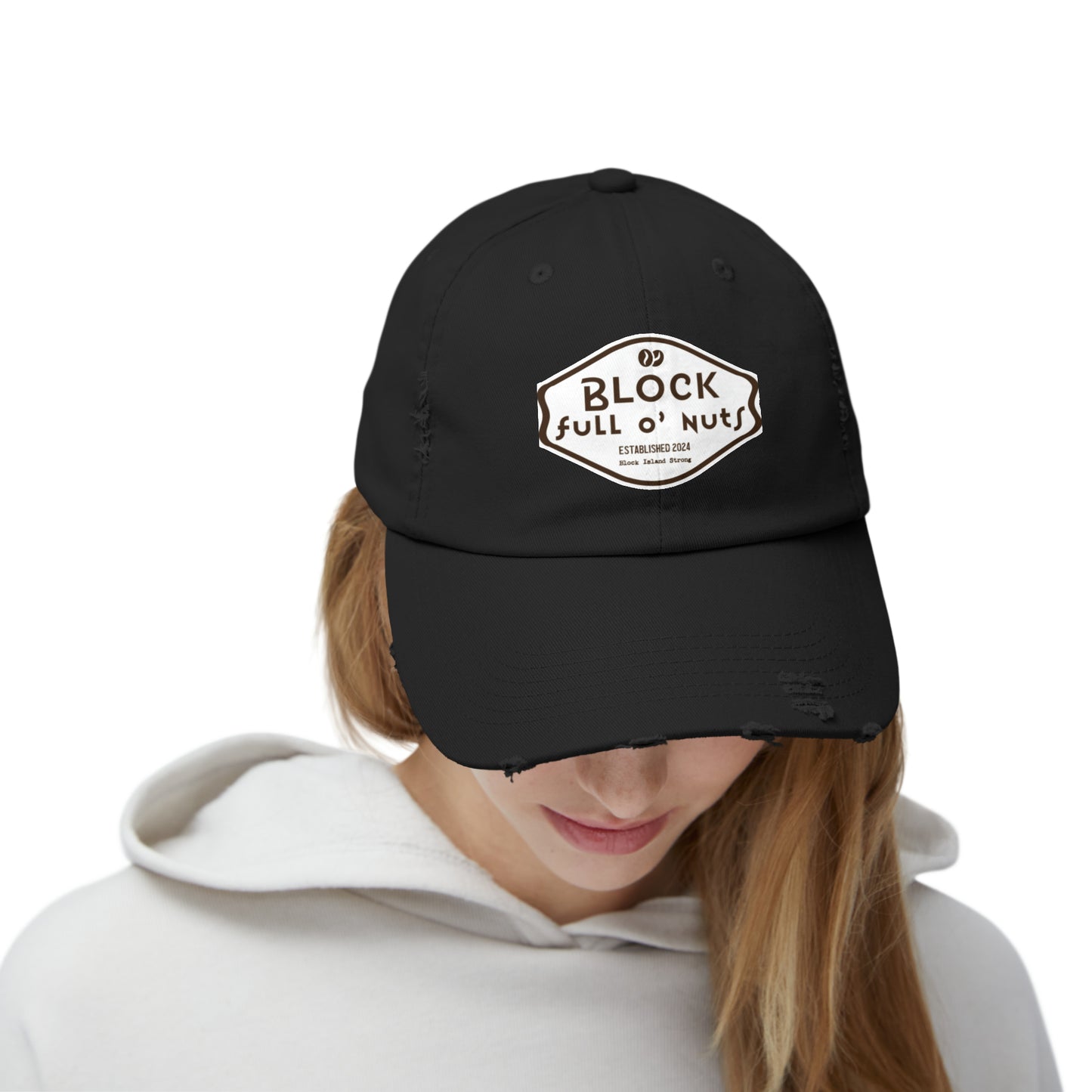 Block Full o’ Nuts Distressed Cap