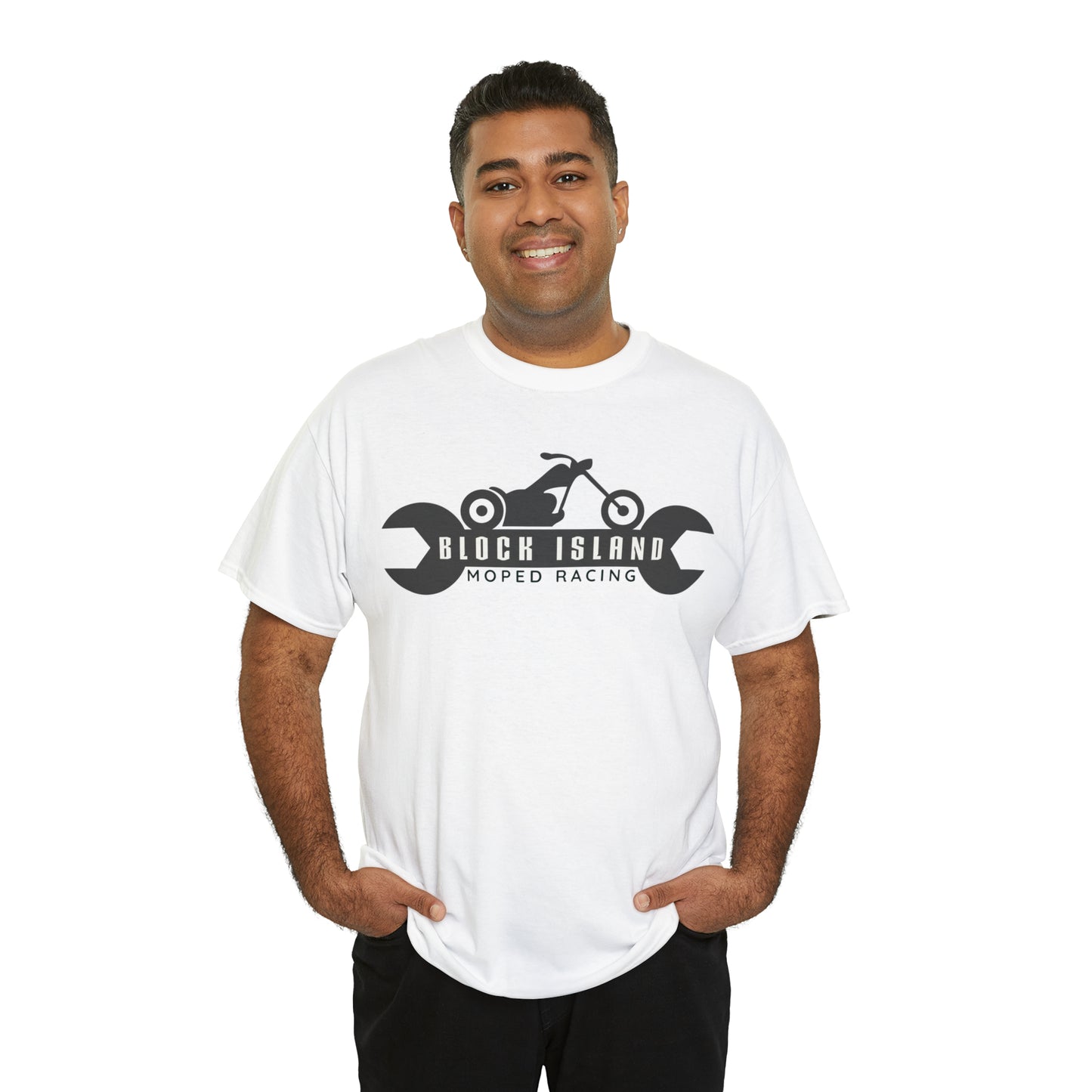 Block Island Moped Racing Tee